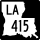 Louisiana Highway 415 marker