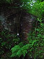 Remains of the mill lade and what may have been a later roofed turbine house.