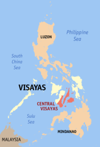 Visayas Centrale – Localizzazione