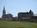 Église et château de Sanvensa.