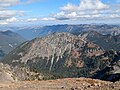 Southwest aspect of Tamanos Mountain from near Banshee Peak, October 2024