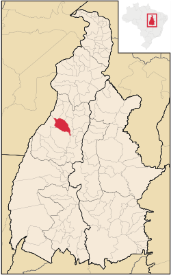 Localização de Goianorte no Tocantins