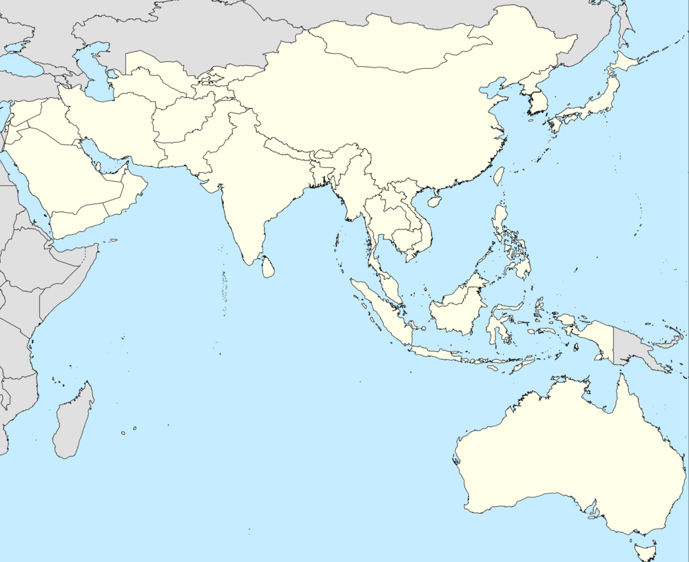 2015 AFC Cup is located in Asian Football Confederation