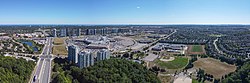 Aerial view of Erin Mills Town Centre