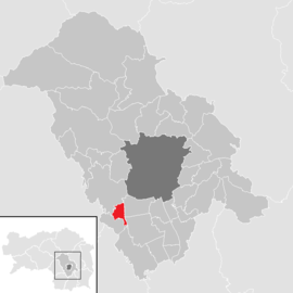 Poloha obce Haselsdorf-Tobelbad v okrese Graz-okolie (klikacia mapa)