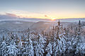 Sunset over the Dzikowiec massif