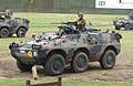 Puma 6×6, APC ruotato 6x6 in 320 esemplari è impiegato in missioni di combattimento a bassa intensità, equipaggia dal 2001 i reparti di fanteria leggera.[28]