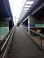 The Canterbury Road ramp and entrance to the station platforms, February 2017