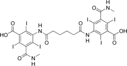 Skeletal formula of iocarmic acid