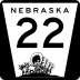 State Highway 22 marker