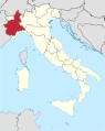 Region di Piemonte den Italia