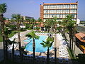 A west-facing view from the Holiday Inn SunSpree in South Padre Island.