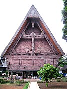 Rumah adat Batak Toba di Anjungan Sumatera Utara