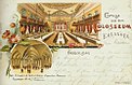 Großer Saal im Colosseum Erlangen, Postkarte um 1900