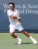 Roger Federer au Masters de Cincinnati 2007.