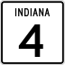 State Road 4 marker