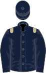 Dark blue, beige epaulettes