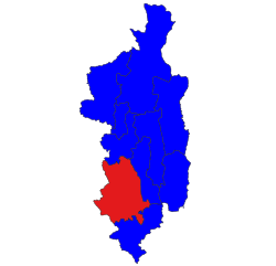 Location in Taunggyi district