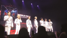 Monsta X on The Connect Tour in 2018