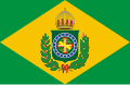 Primera bandera del Imperio de Brasil (1822-1870).