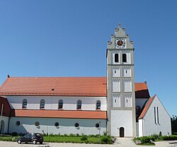 Skyline of Neufahrn in Niederbayern