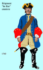 régiment du Roi cavalerie de 1740 à 1757