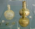 Museum Lauriacum: Kugelflaschen mit zylindrischem Hals ( 2.-4.Jhdt. ).