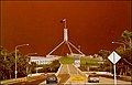 Image 312003 Canberra bushfires, visible from Parliament House (from Wildfire)