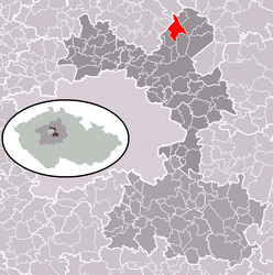 Dřísy – Mappa