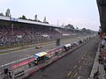 Recta principal de Monza durante el Gran Premio de Italia de 2004