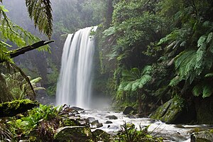 Hopetoun Falls, Beech Forest, near Otway National Park, Victoria.