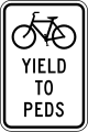 Yield to pedestrians