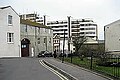 Mews Road with Marine Court in background