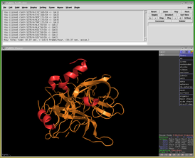 Скриншот программы PyMOL