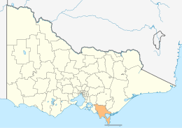 Contea di South Gippsland – Mappa