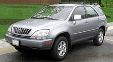 Front quarter view of an SUV.