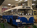 Offenbacher Büssing-O-Bus des Baujahrs 1963 im Verkehrsmuseum Frankfurt am Main