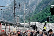 Gotthard Base Tunnel (2016), maximum elevation: 549 m