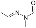 Gyromitrin (acetaldehyd methylformylhydrazon), mykotoxin