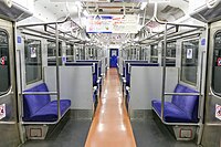 クハ411-204（更新工事施工車）客室内 JR九州所属車