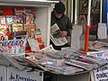 Image 36Newspaper vendor, Paddington, London, February 2005 (from Newspaper)