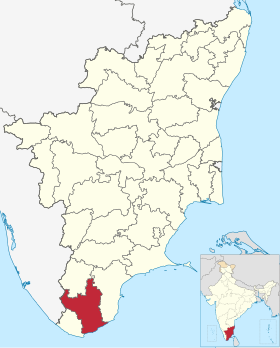 Localisation de District de Tirunelveli