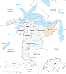 Emmetten – Mappa