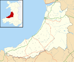 Penuwch is located in Ceredigion