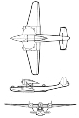 vue en plan de l’avion