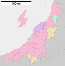 田家の位置（新潟県内）