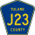 County Road J23 marker