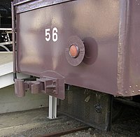 簡易連結器。 佐久鉄道キホハニ56。 （1930年日本車輌本店製）