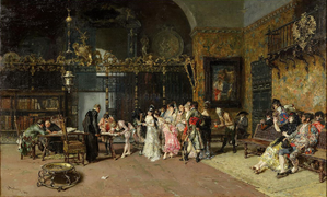 La vicaría (1870), de Mariano Fortuny, MNAC.