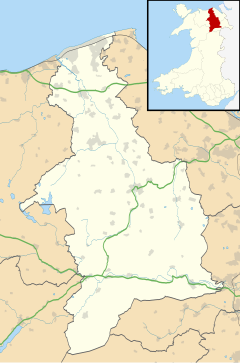 Llanfair Dyffryn Clwyd is located in Denbighshire